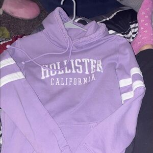 Hollister Women's Lavender Cowl Neck Sweater
